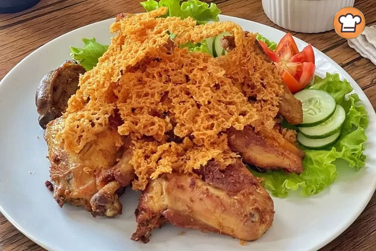 Resep Ayam Kremes Renyah dengan Sambal Terasi